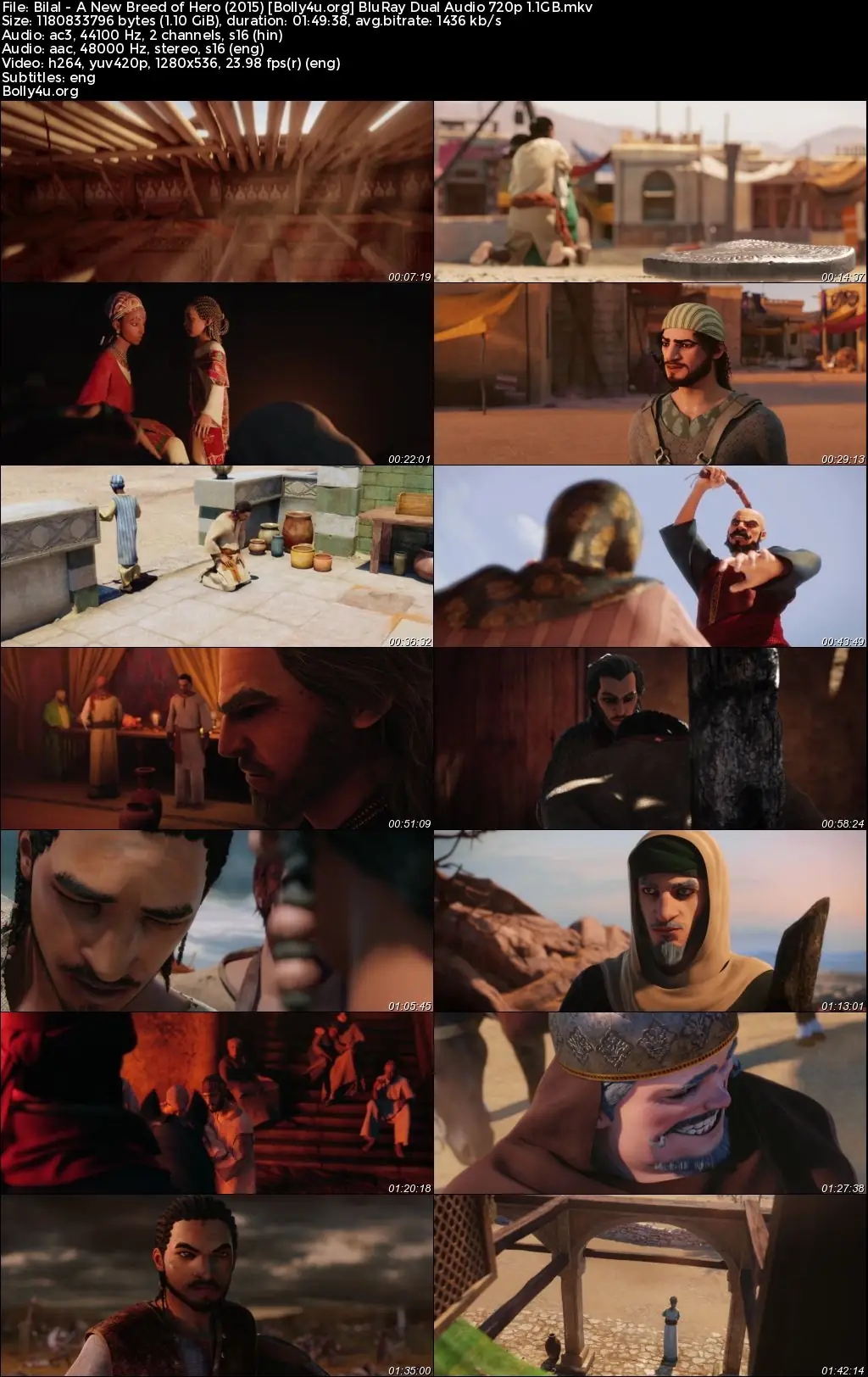 Bilal A New Breed of Hero 2015 BluRay Hindi Dual Audio Full Movie Download 720p  480p