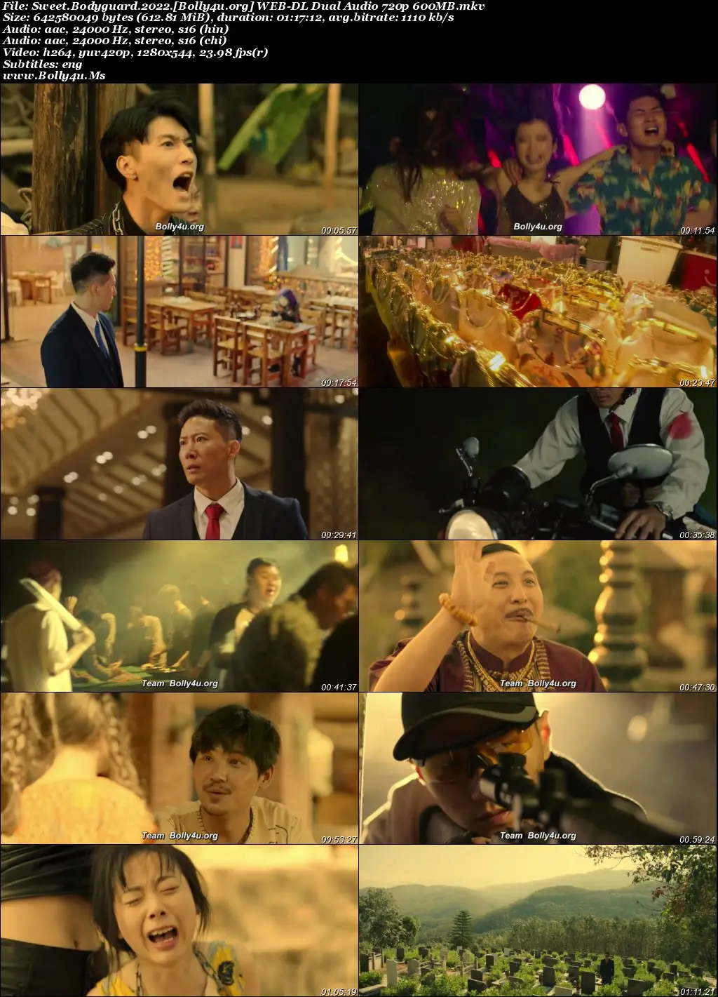 Sweet Bodyguard 2022 WEB-DL Hindi Dual Audio ORG Full Movie Download 1080p  720p  480p