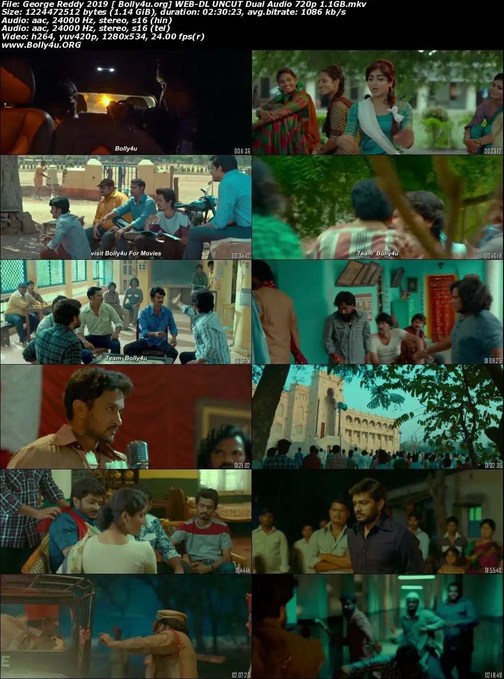 George Reddy 2019 WEB-DL 1.1GB UNCUT Hindi Dual Audio 720p Download