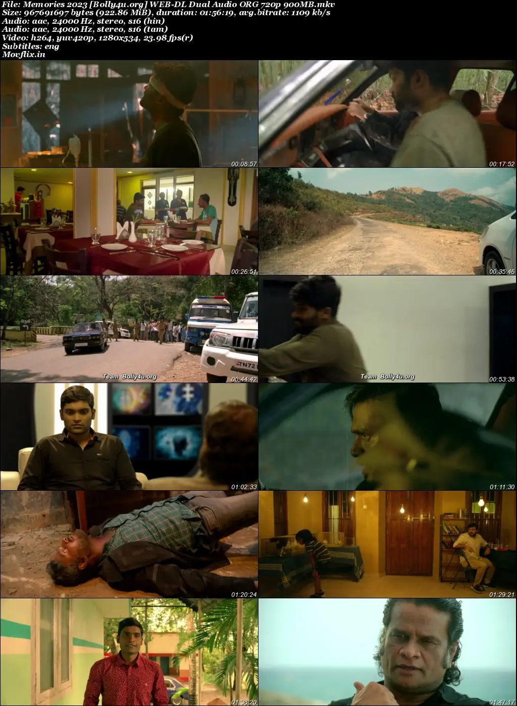 Memories 2023 WEB-DL UNCUT Hindi Dual Audio ORG Full Movie Download 1080p  720p  480p