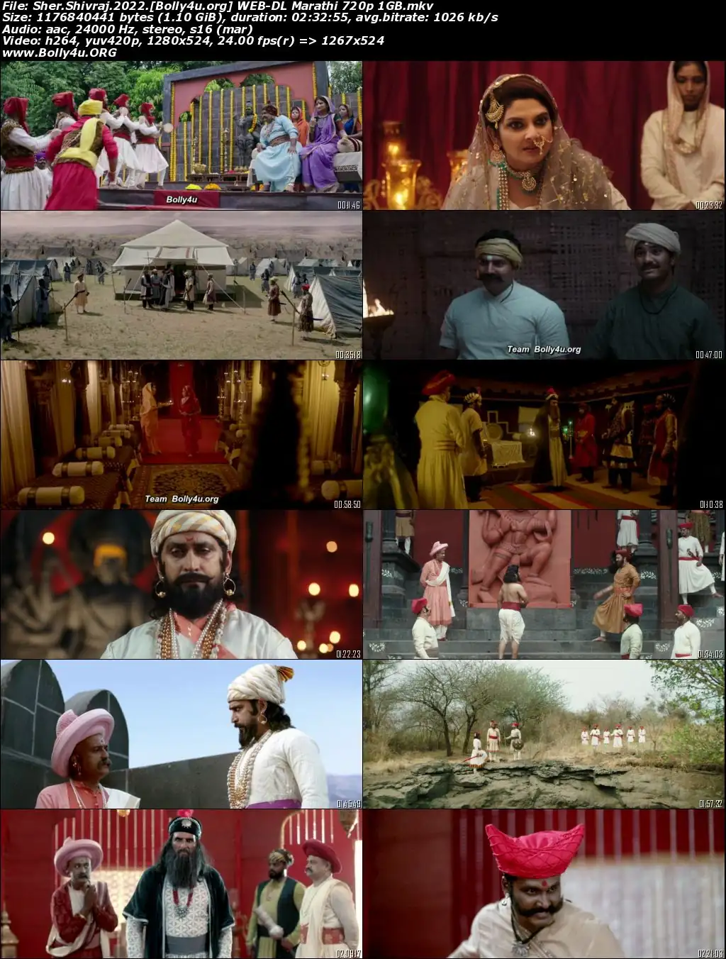 Sher Shivraj 2022 WEB-DL Marathi 720p 480p Download