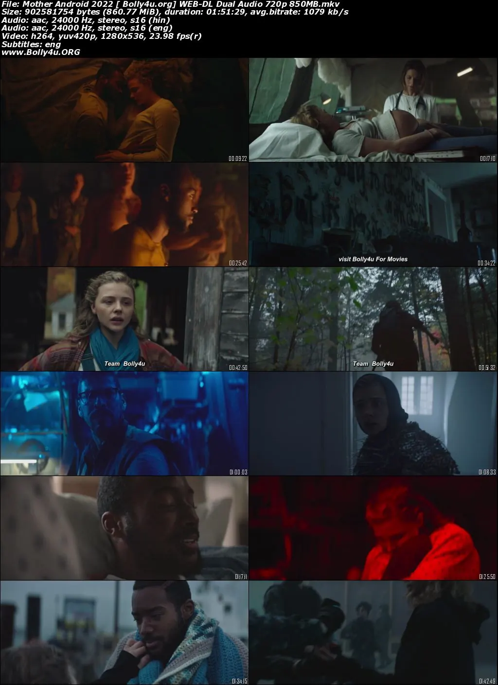 Mother Android 2022 WEB-DL 400Mb Hindi Dual Audio ORG 480p Download