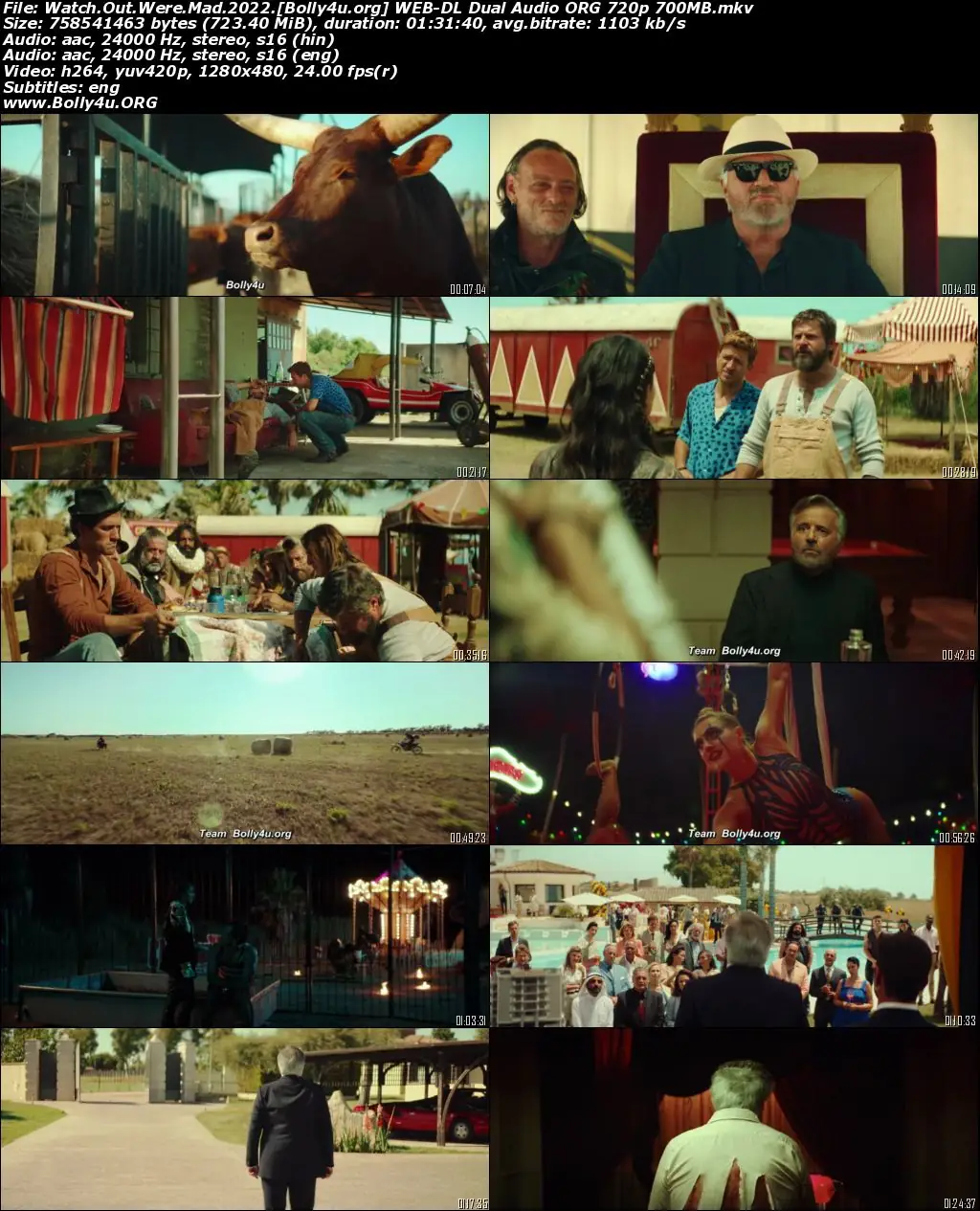 Watch Out Were Mad 2022 WEB-DL Hindi Dual Audio ORG Full Movie Download 1080p  720p  480p