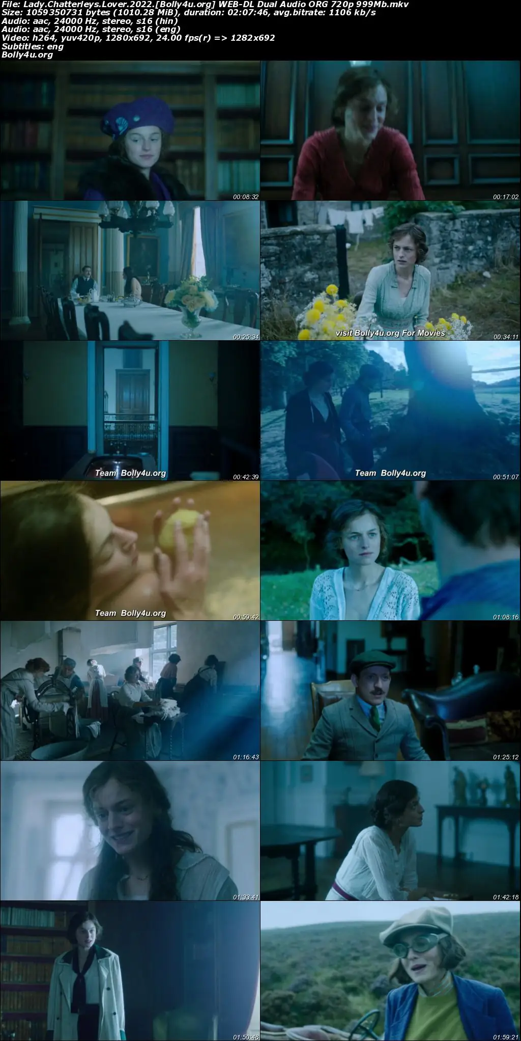 Lady Chatterleys Lover 2022 WEB-DL Hindi Dual Audio ORG Full Movie Download 1080p  720p  480p