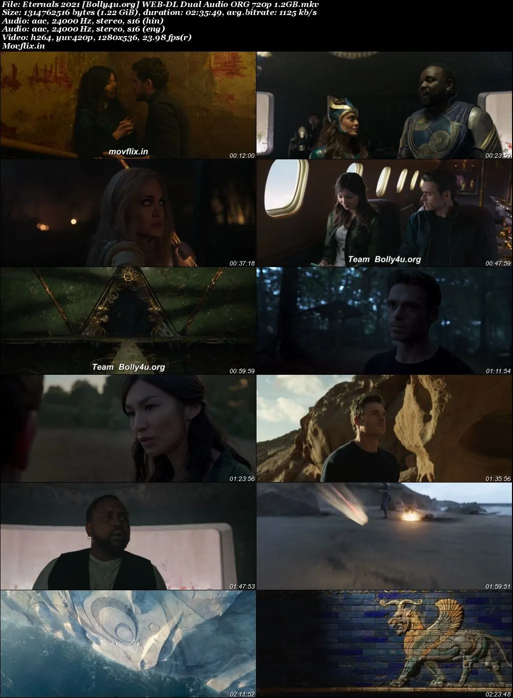 Eternals 2021 WEB-DL Hindi Dual Audio ORG Full Movie Download 1080p  720p  480p