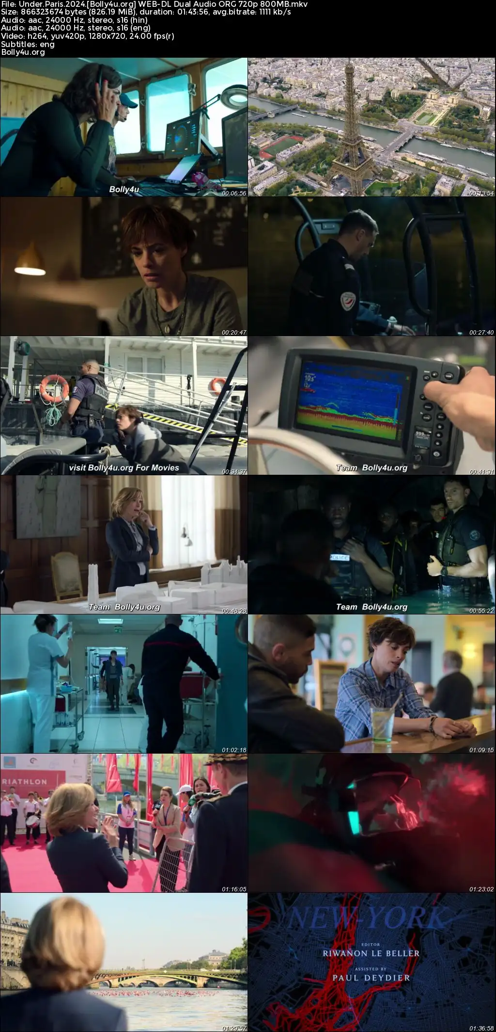 Under Paris 2024 WEB-DL Hindi Dual Audio ORG Full Movie Download 1080p  720p  480p