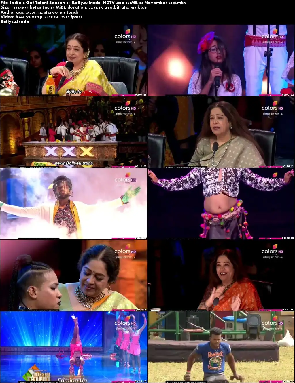 Indias Got Talent Season 8 HDTV 480p 160MB 03 November 2018 Download Indias Got Talent Season 8 HDTV 480p 160MB 03 November 2018 Download