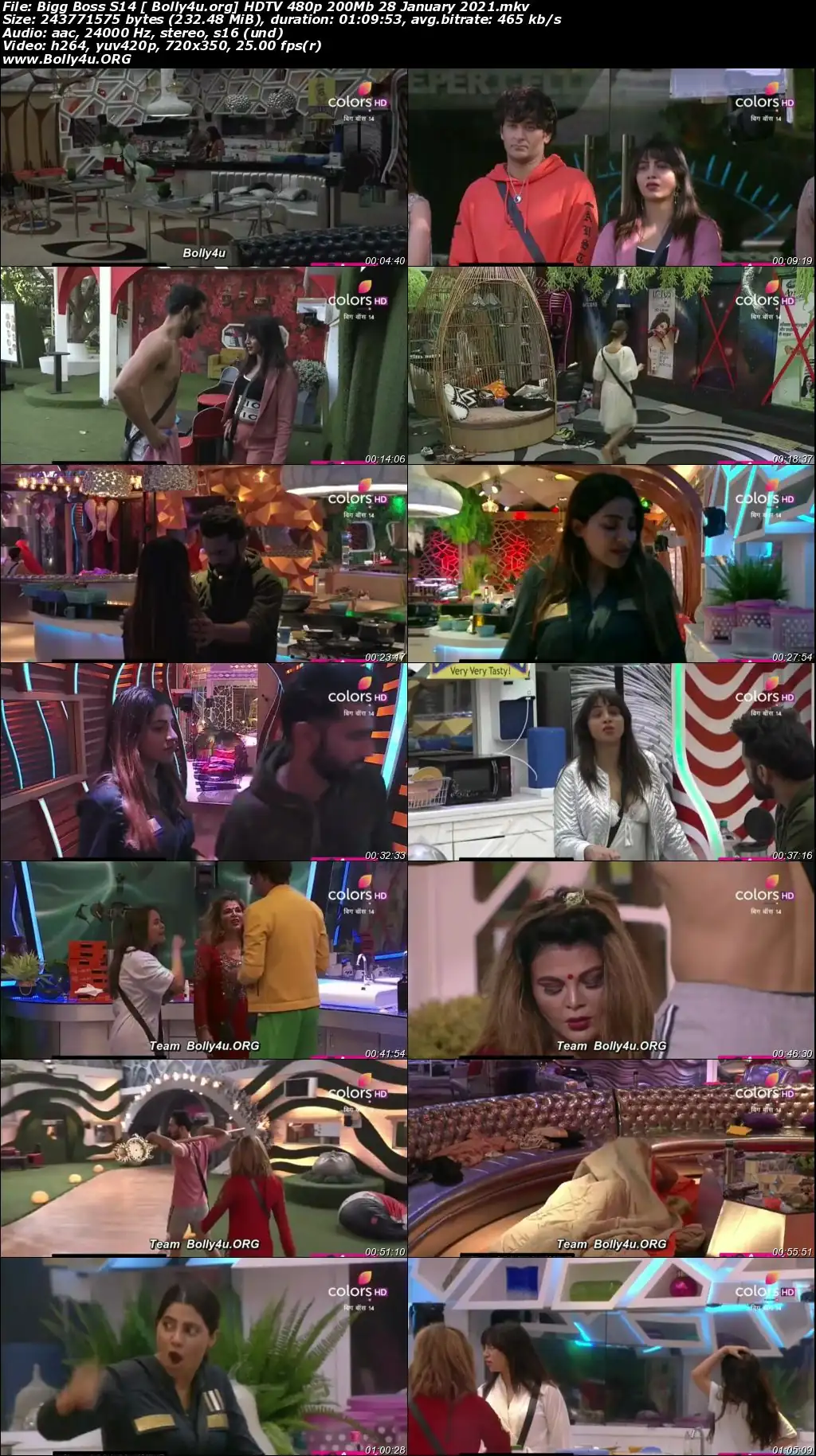 Bigg Boss S14 HDTV 480p 200Mb 28 January 2021 Download Bigg Boss S14 HDTV 480p 200Mb 28 January 2021 Download