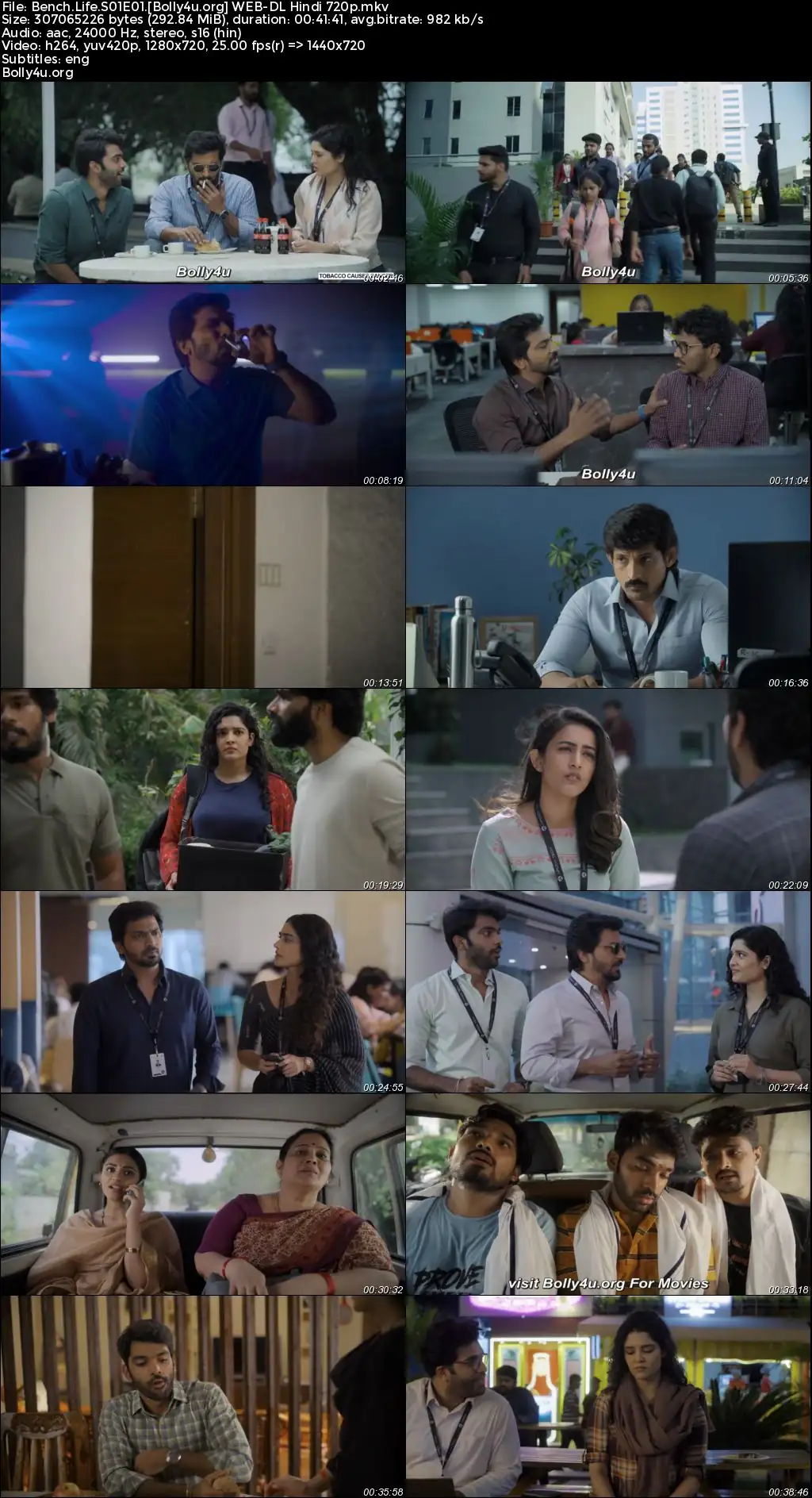 Bench Life 2024 WEB-DL Hindi S01 Complete Download 720p  480p