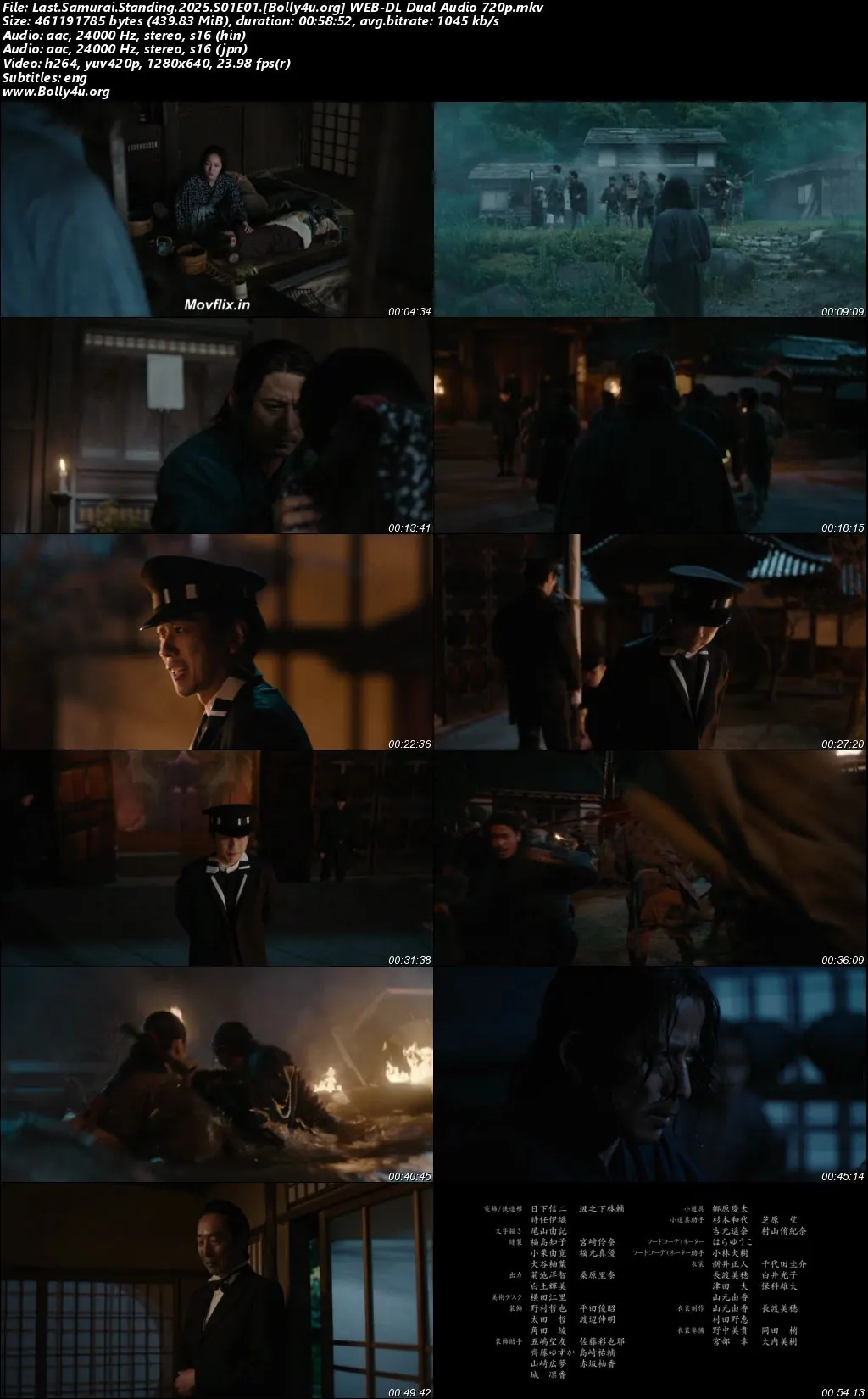 Last Samurai Standing 2025 WEB-DL Hindi Dual Audio ORG S01 Complete Download 720p  480p