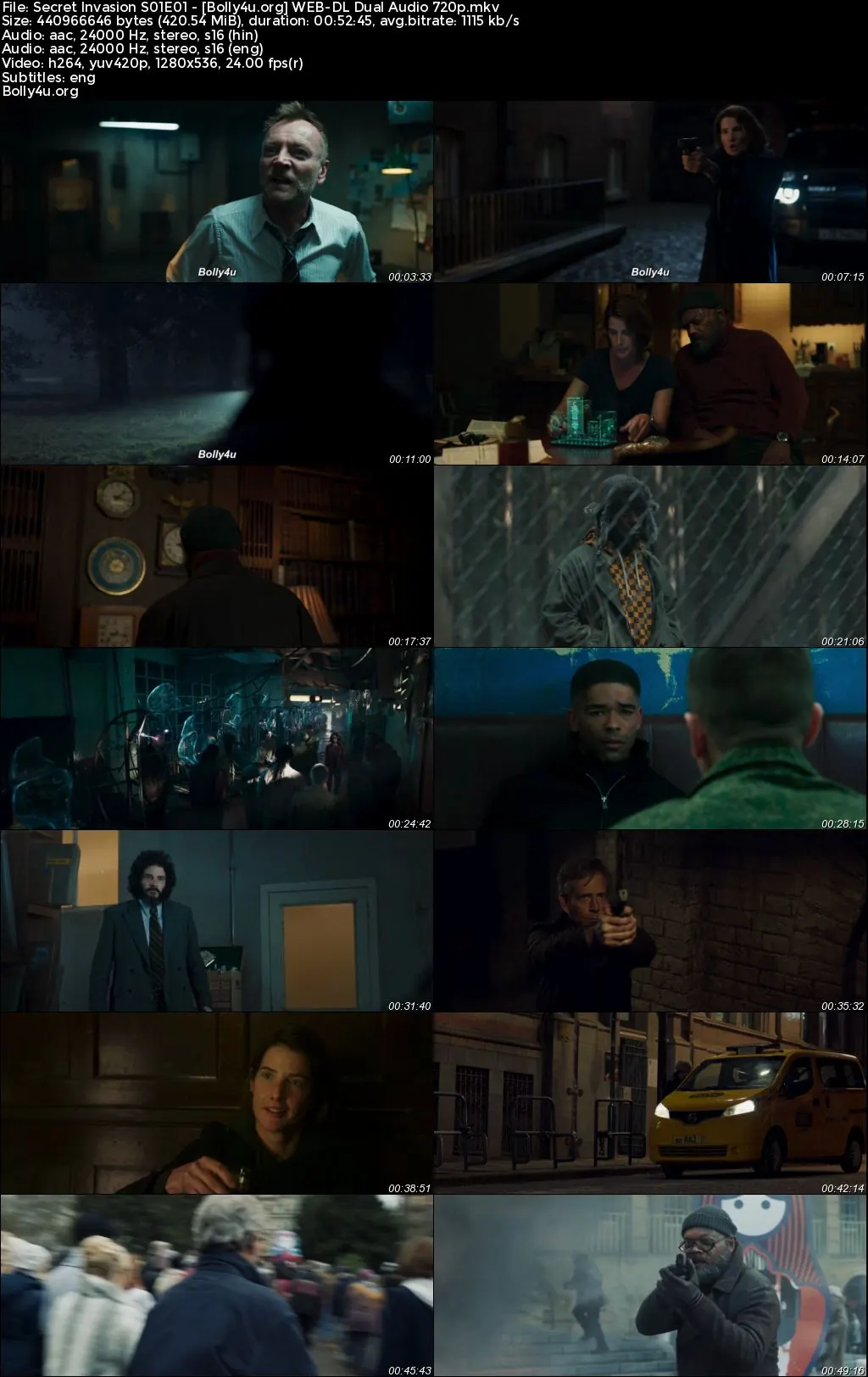 Secret Invasion 2023 WEB-DL Hindi Dual Audio ORG S01 Complete Download 720p  480p