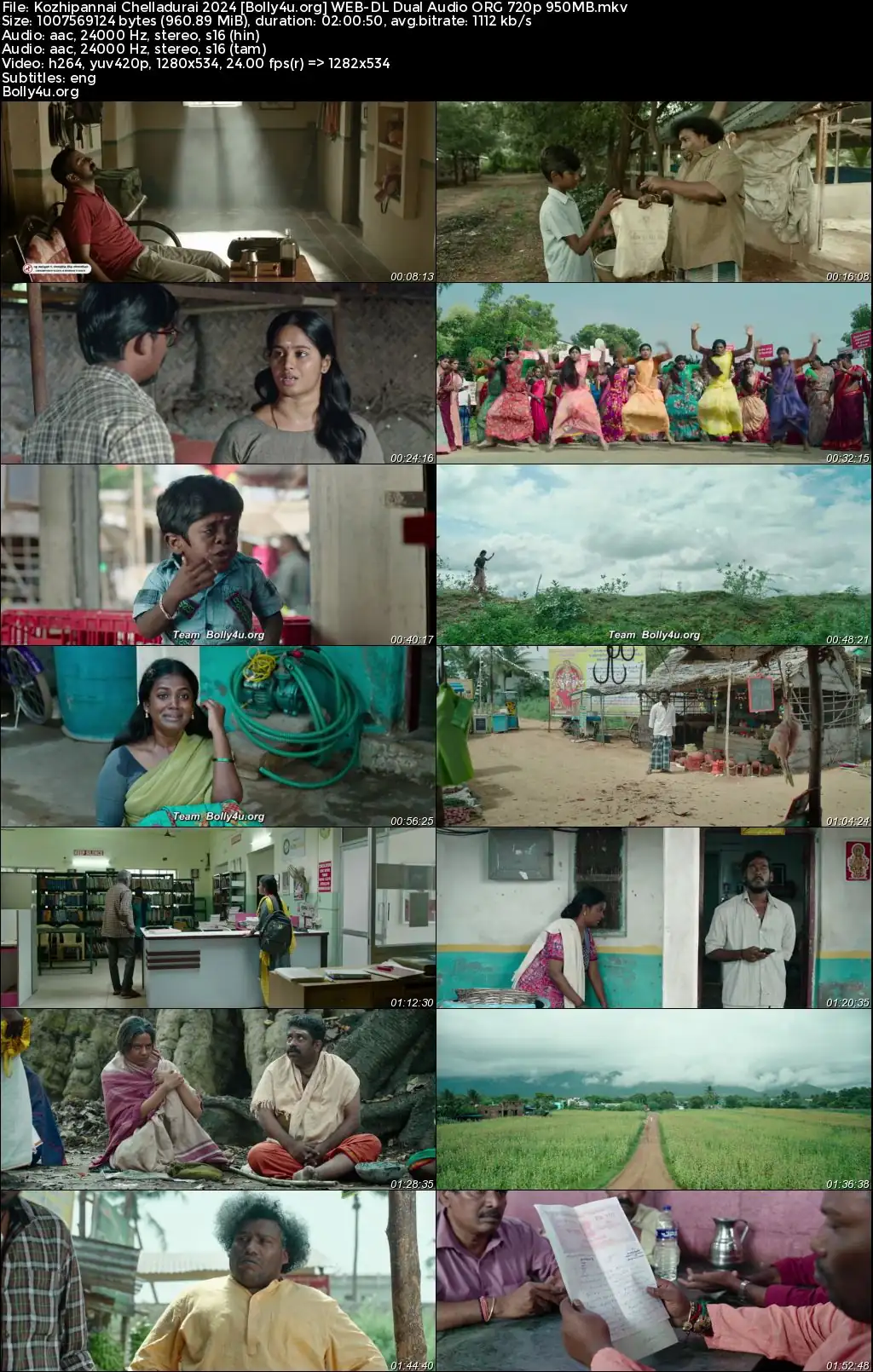 Kozhipannai Chelladurai 2024 WEB-DL UNCUT Hindi Dual Audio ORG Full Movie Download 1080p  720p  480p