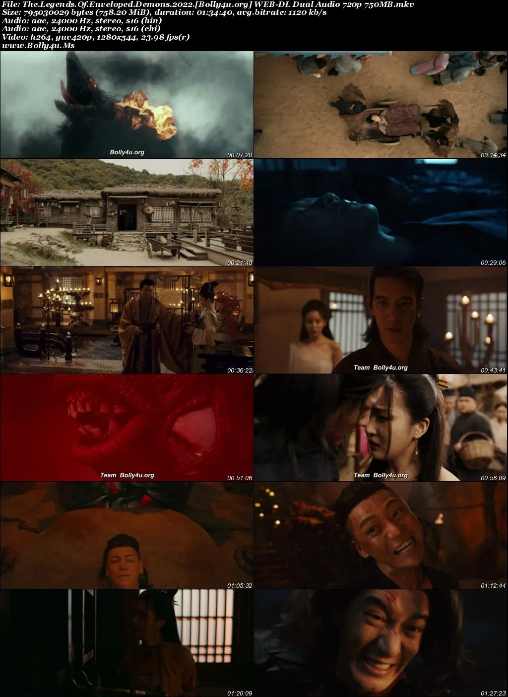 The Legends Of Enveloped Demons 2022 WEB-DL Hindi Dual Audio ORG Full Movie Download 1080p  720p  480p