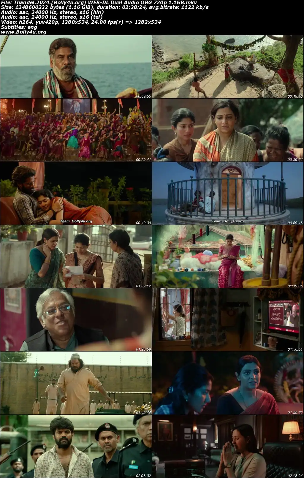 Thandel 2025 WEB-DL Hindi Dual Audio ORG Full Movie Download 1080p  720p  480p
