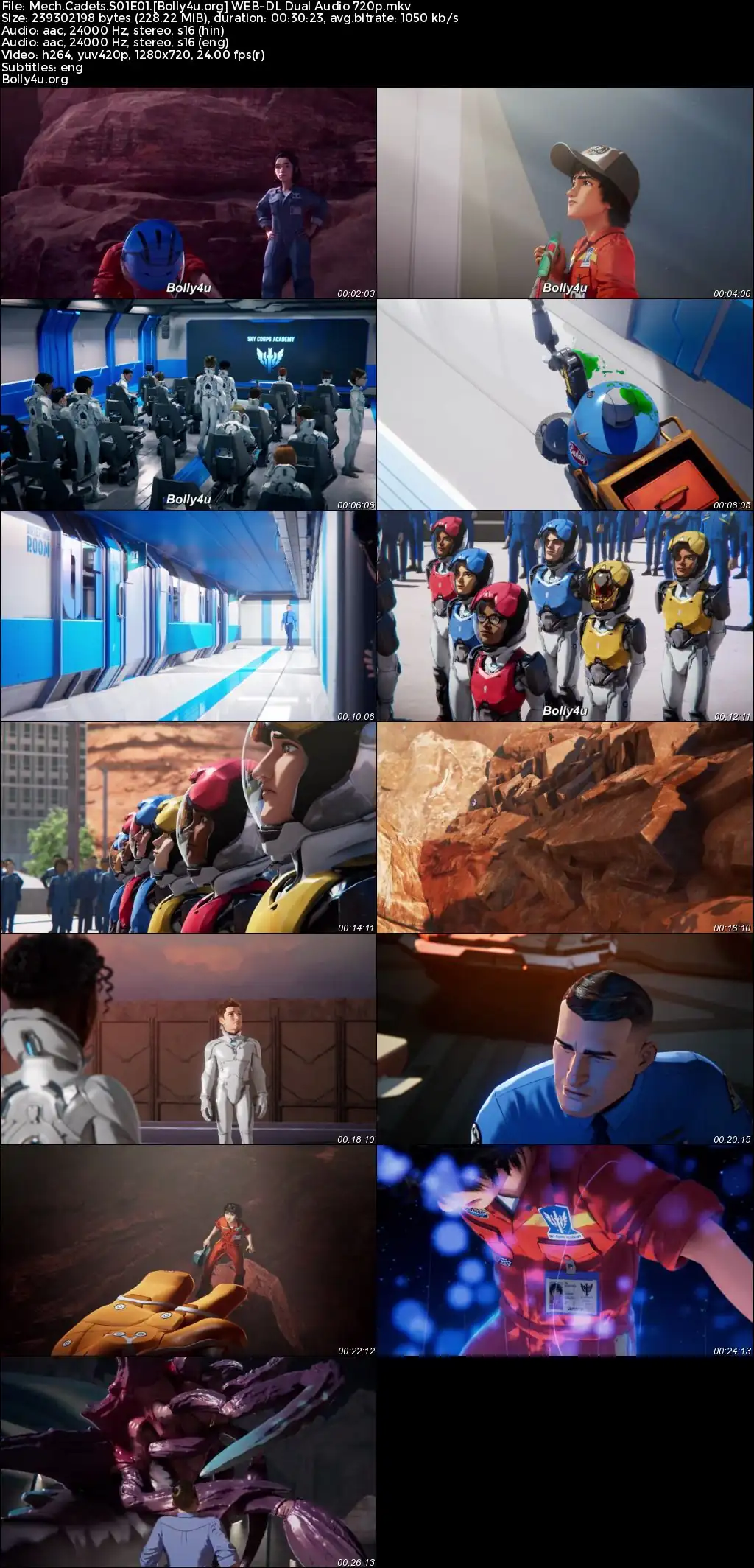 Mech Cadets 2023 WEB-DL Hindi Dual Audio ORG S01 Complete Download 720p  480p