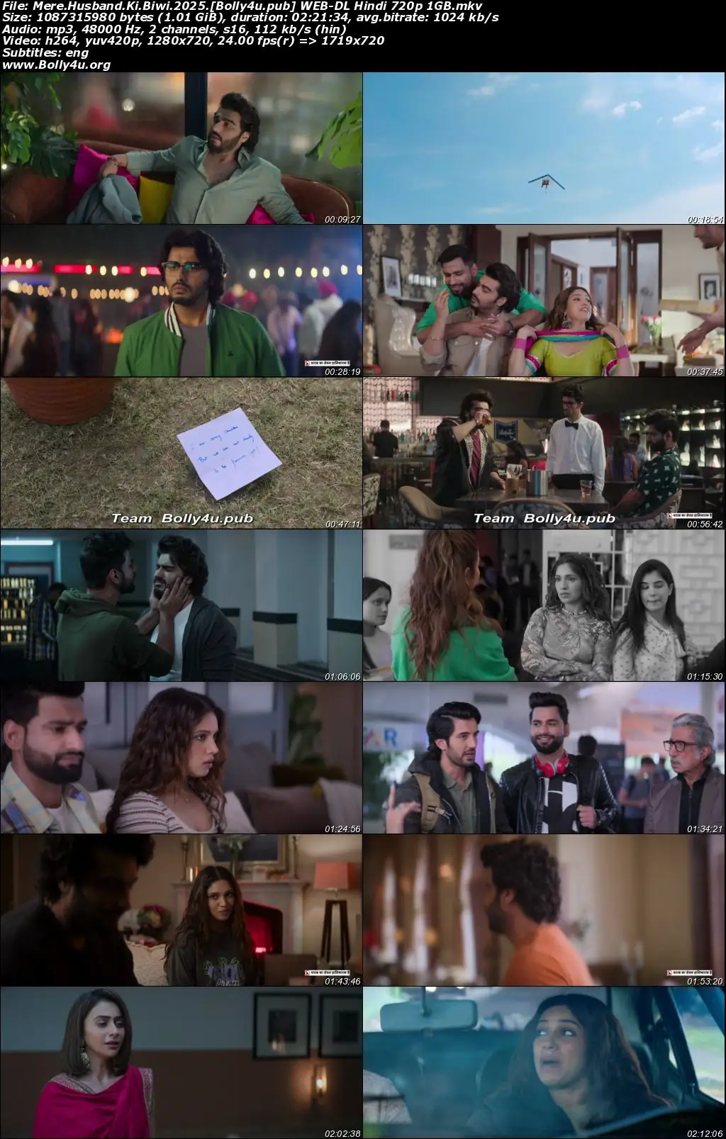 Mere Husband Ki Biwi 2025 WEB-DL Hindi Full Movie Download 1080p  720p  480p