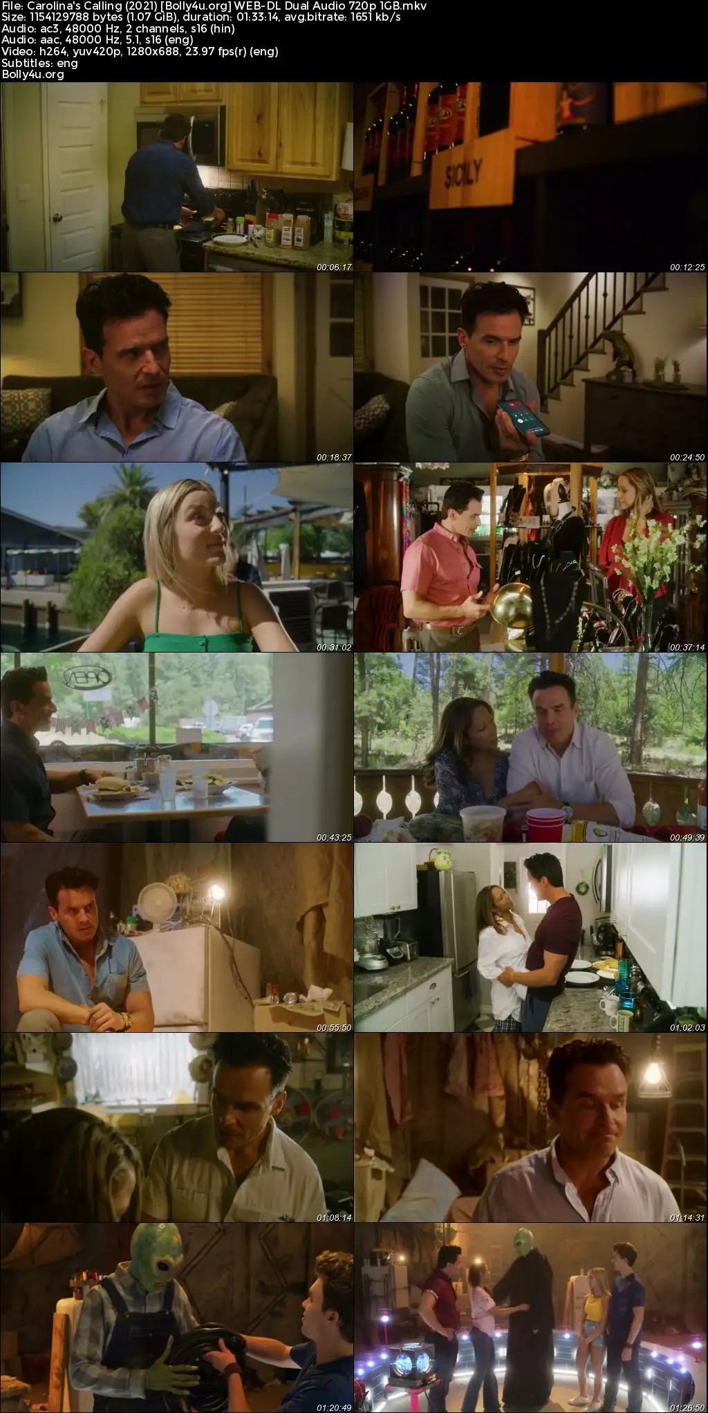 Carolinas Calling 2021 WEB-DL Hindi Dual Audio Full Movie Download 720p  480p