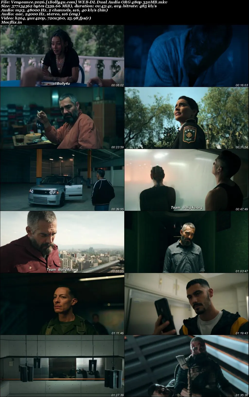 Vengeance 2026 WEB-DL Hindi Dual Audio ORG Full Movie Download 1080p  720p  480p