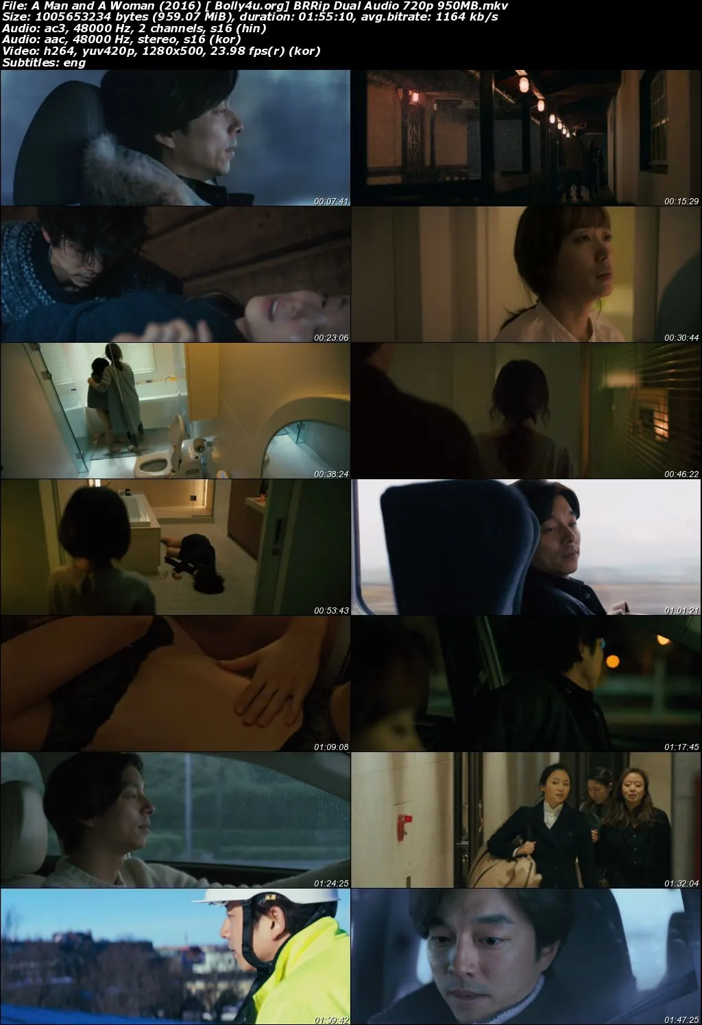  A Man and A Woman 2016 BRRip 950Mb Hindi Dual Audio 720p Download
