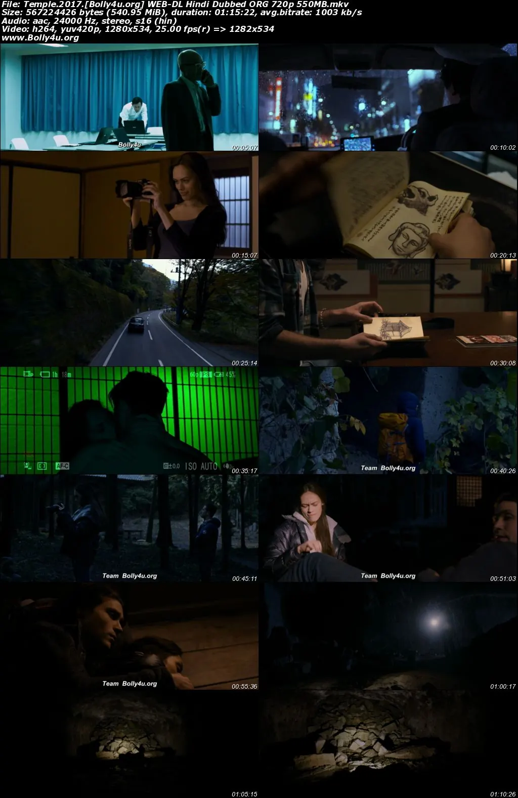 Temple 2017 WEB-DL Hindi Dubbed ORG Full Movie Download 1080p  720p  480p