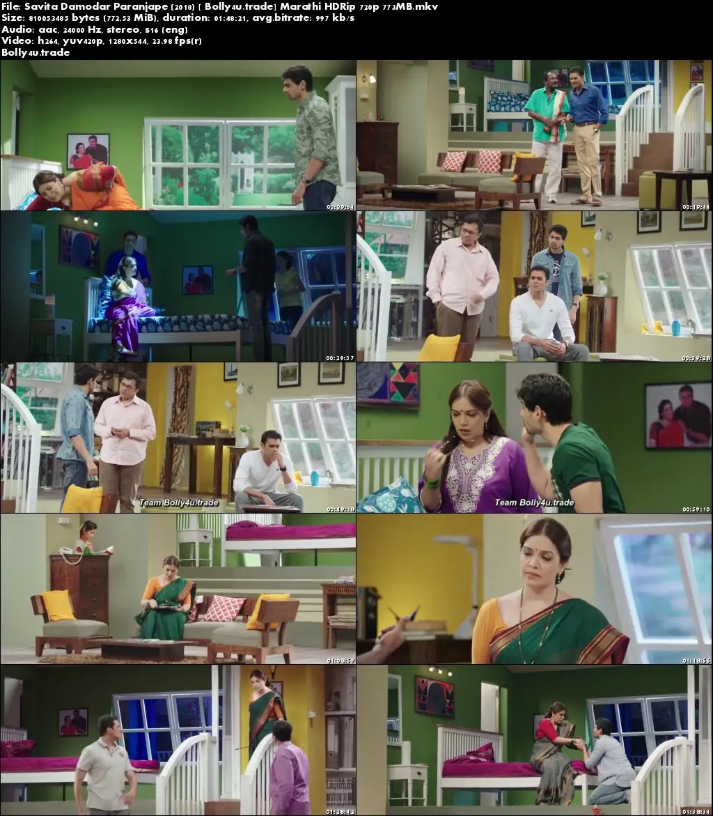 Savita Damodar Paranjape 2018 HDRip 750MB Marathi 720p Download