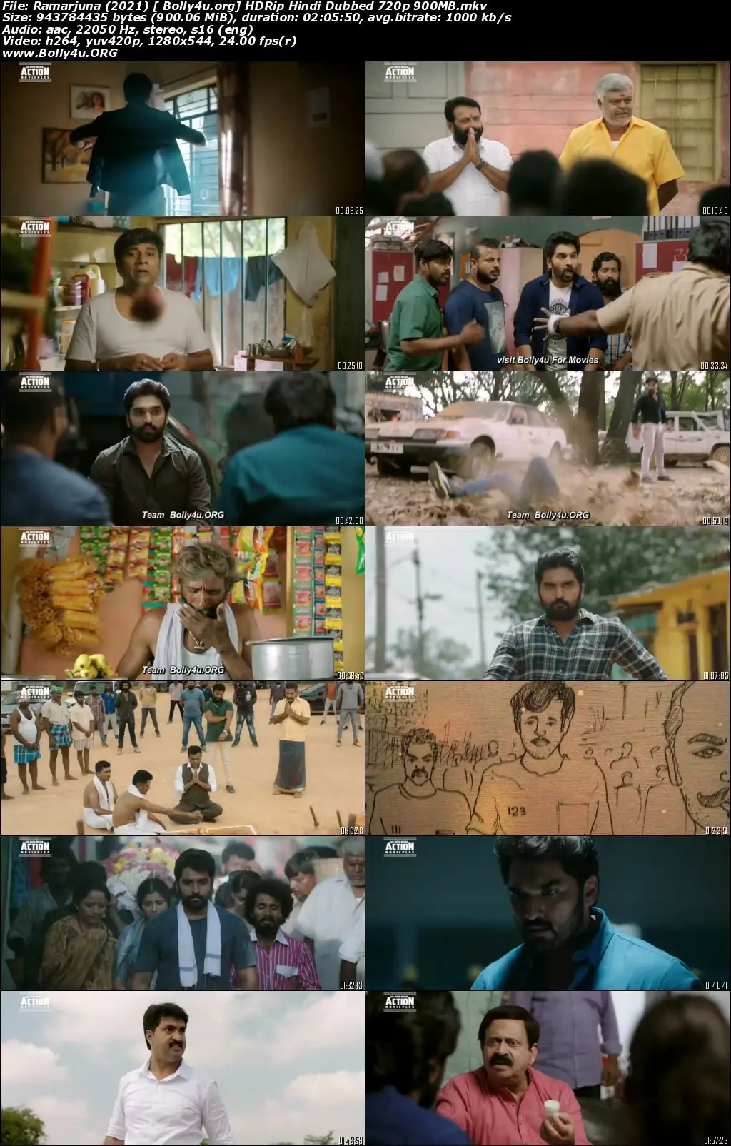 Ramarjuna 2021 HDRip 900Mb Hindi Dubbed 720p Download