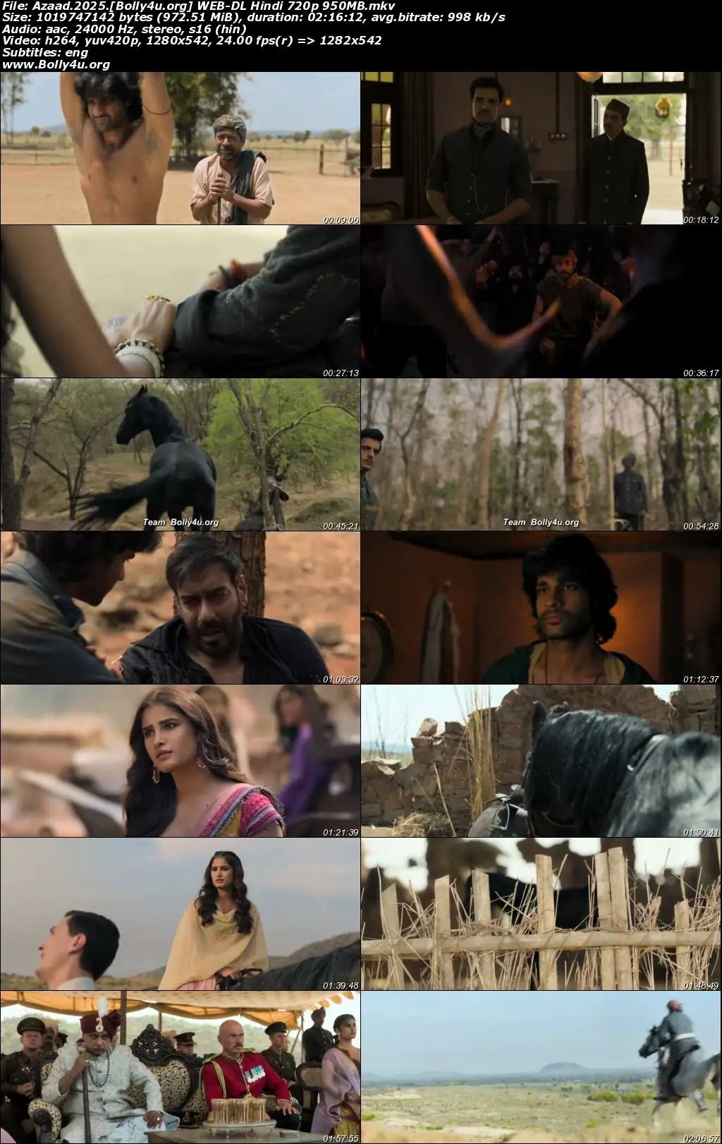 Azaad 2025 WEB-DL Hindi Full Movie Download 1080p  720p  480p