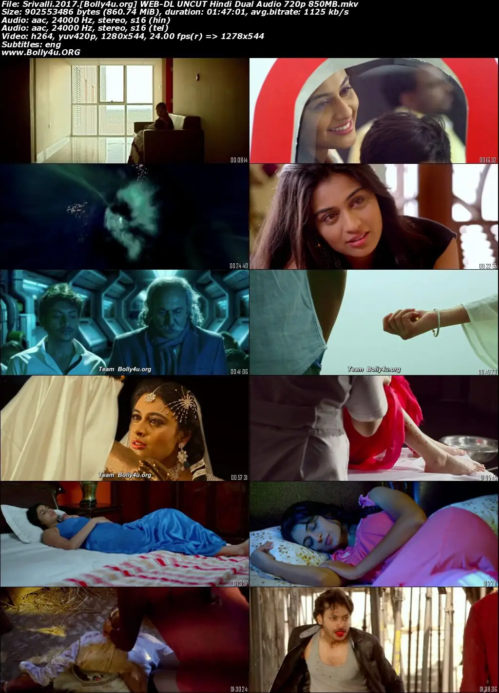 Srivalli 2017 WEB-DL UNCUT Hindi Dual Audio ORG Full Movie Download 1080p  720p  480p