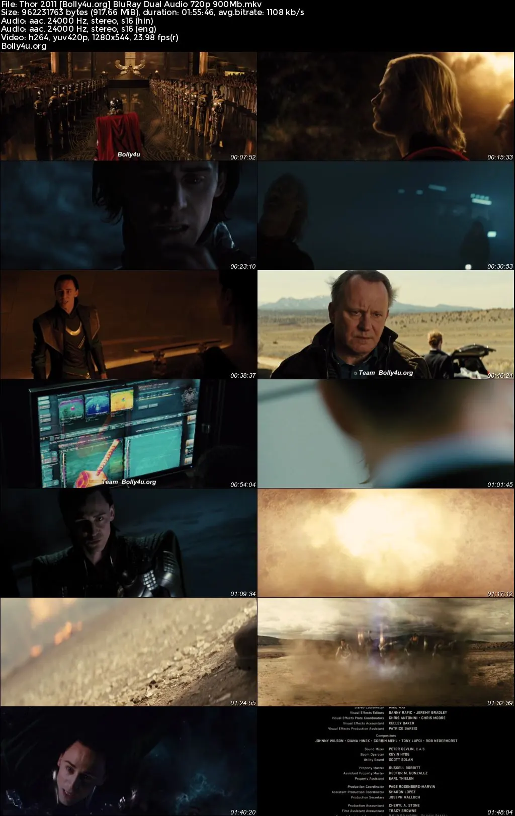 Thor 2011 BluRay Hindi Dual Audio ORG Full Movie Download 1080p  720p  480p