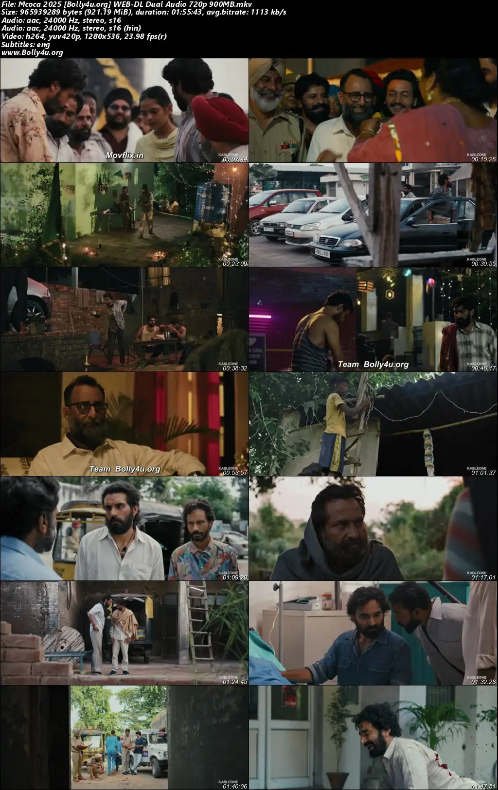 Mcoca 2025 WEB-DL Hindi Dual Audio Full Movie Download 1080p  720p  480p