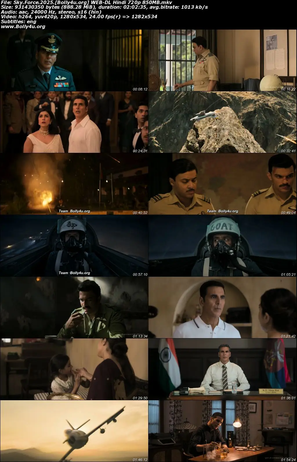 Sky Force 2025 WEB-DL Hindi Full Movie Download 1080p  720p  480p