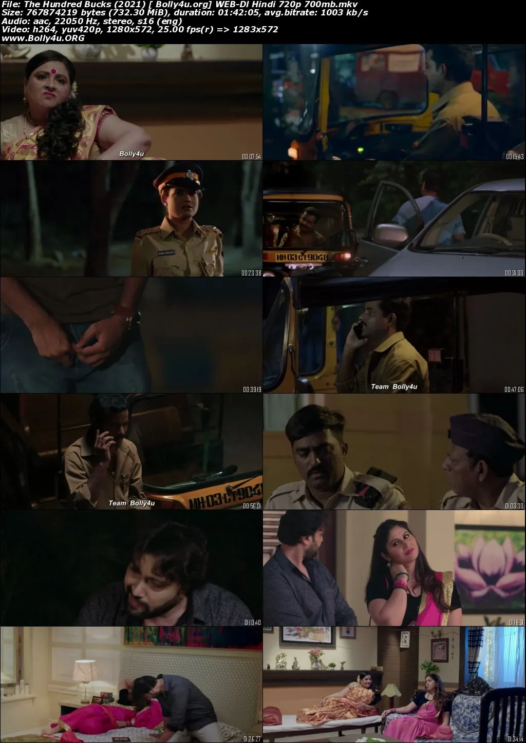 The Hundred Bucks 2021 WEB-DL 700Mb Hindi Movie Download 720p