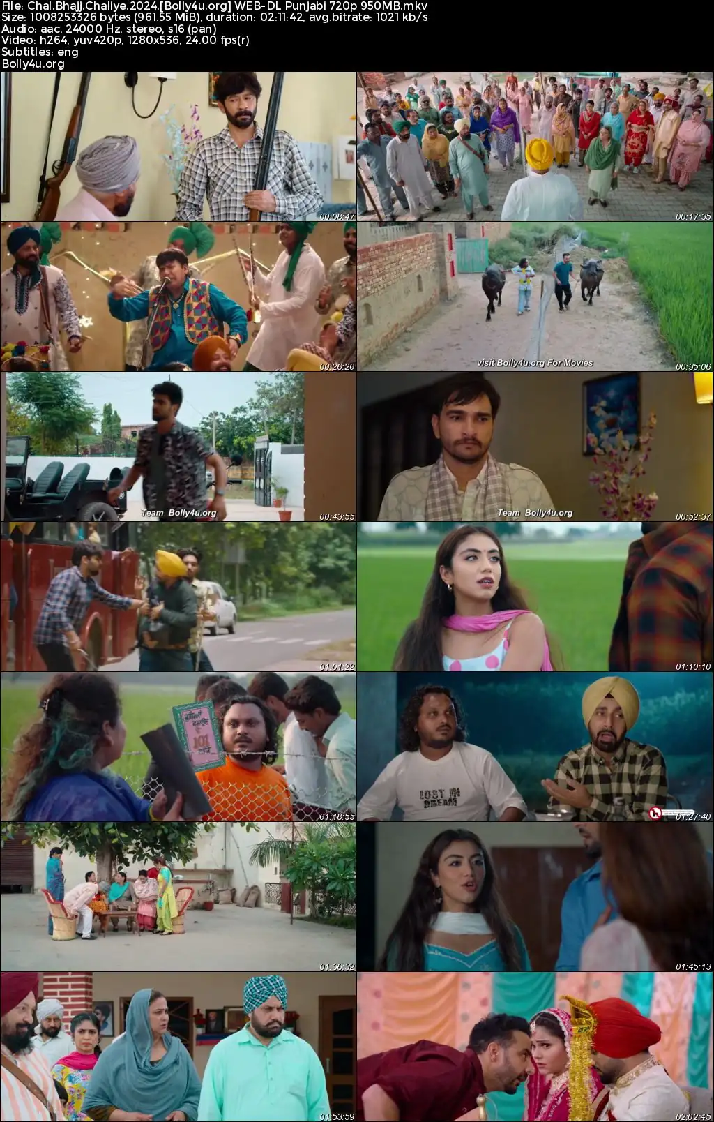 Chal Bhajj Chaliye 2024 WEB-DL Punjabi Full Movie Download 1080p  720p  480p