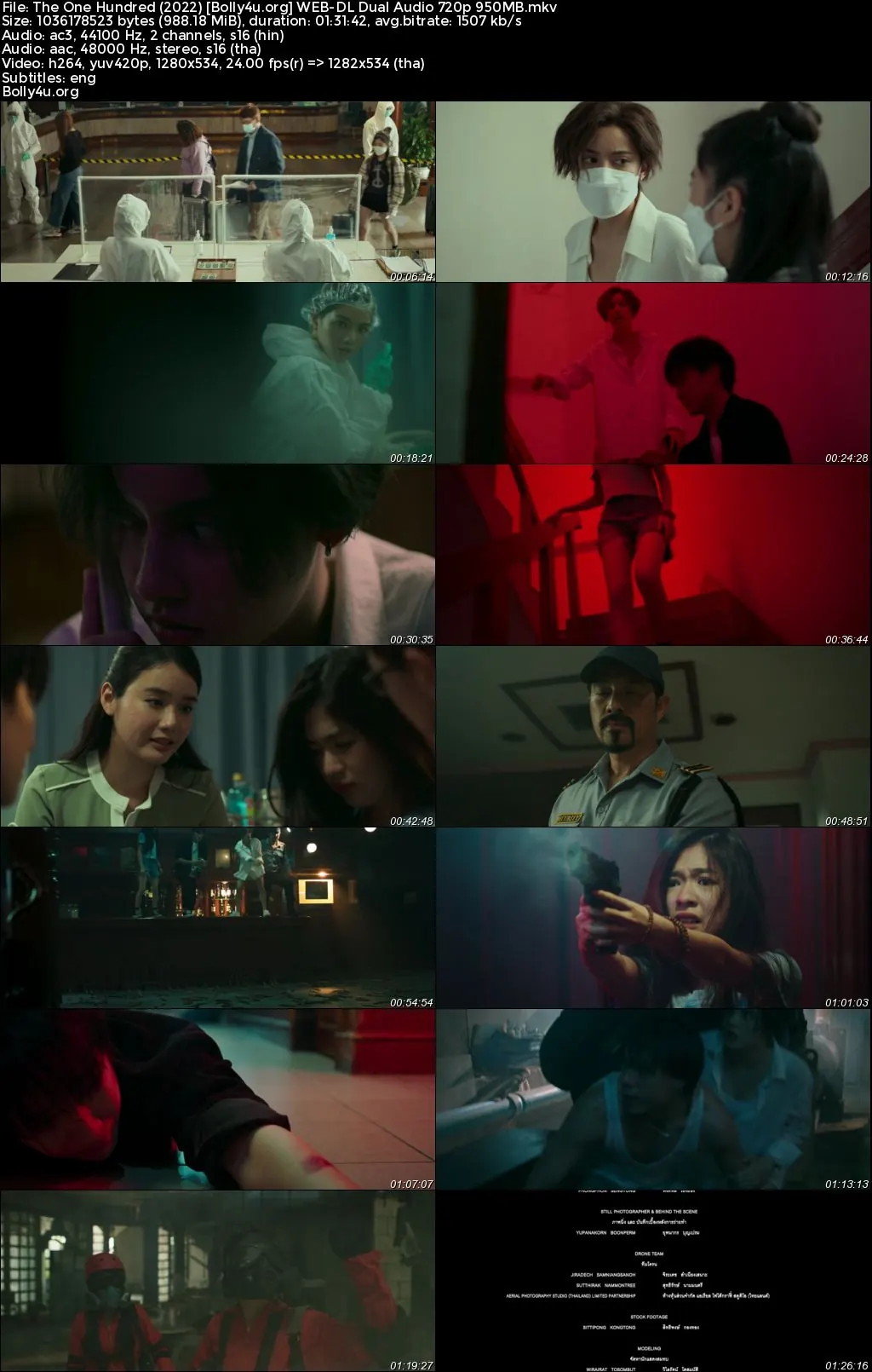 The One Hundred 2022 WEB-DL Hindi Dual Audio Full Movie Download 720p  480p