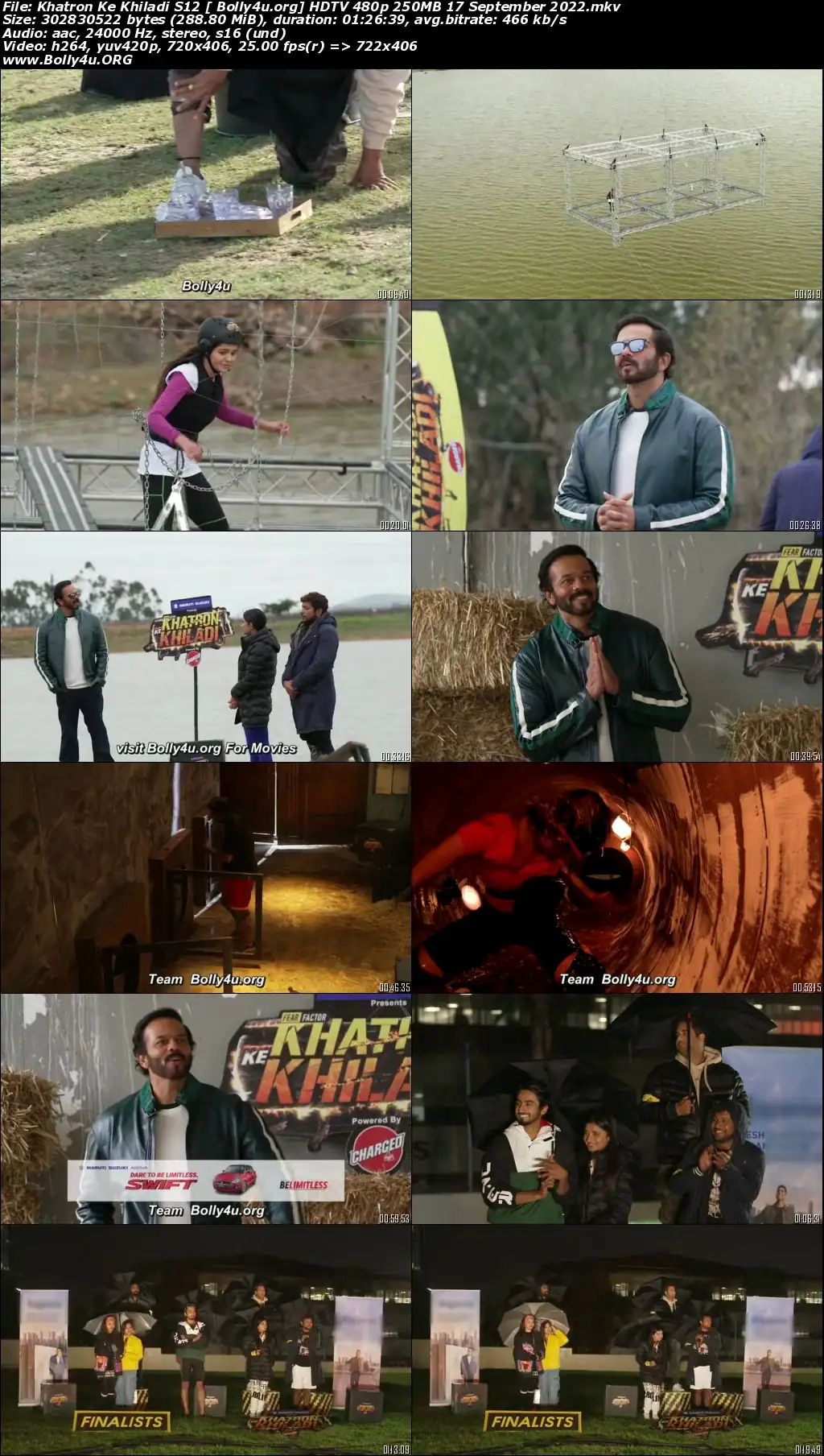Khatron Ke Khiladi S12 HDTV 480p 250MB 17 September 2022 Download