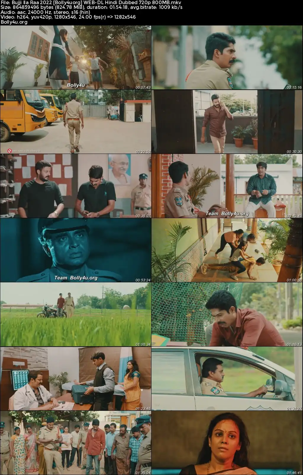 Bujji Ila Raa 2022 WEB-DL Hindi Dubbed ORG Full Movie Download 1080p  720p  480p