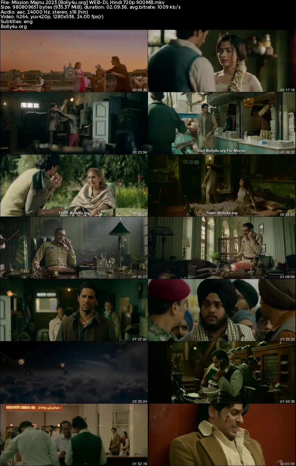 Mission Majnu 2023 WEB-DL Hindi Full Movie Download 1080p  720p  480p