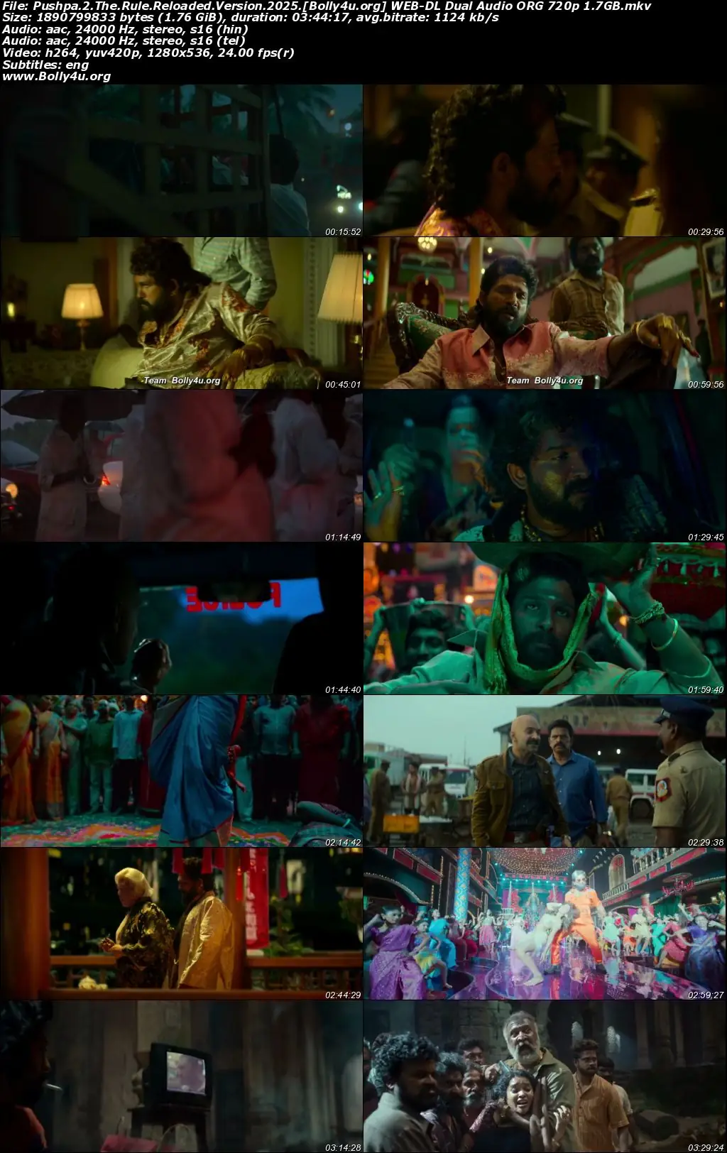 Pushpa 2 The Rule 2024 Reloaded WEB-DL UNCUT Hindi Dual Audio ORG Full Movie Download 1080p  720p  480p