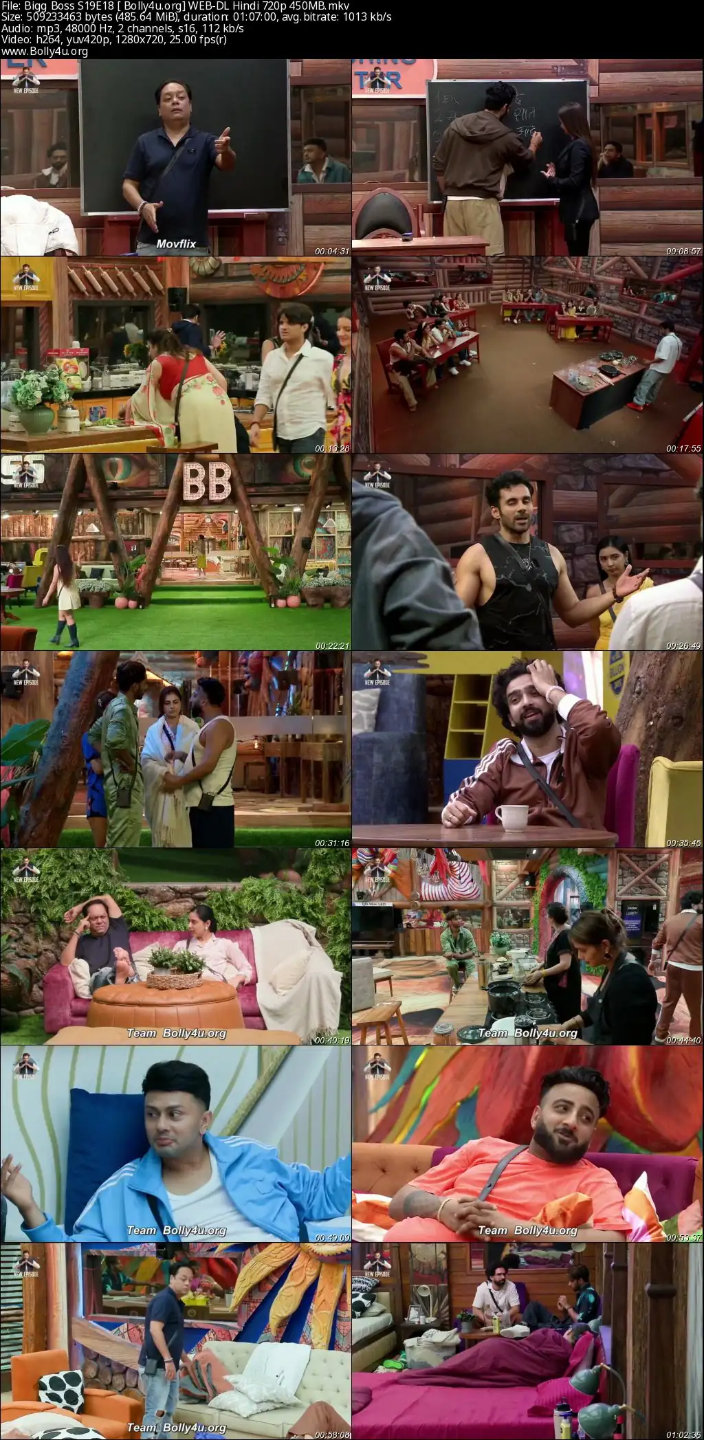 Bigg Boss 2025 WEB-DL Hindi S19EP18 Download 720p  480p