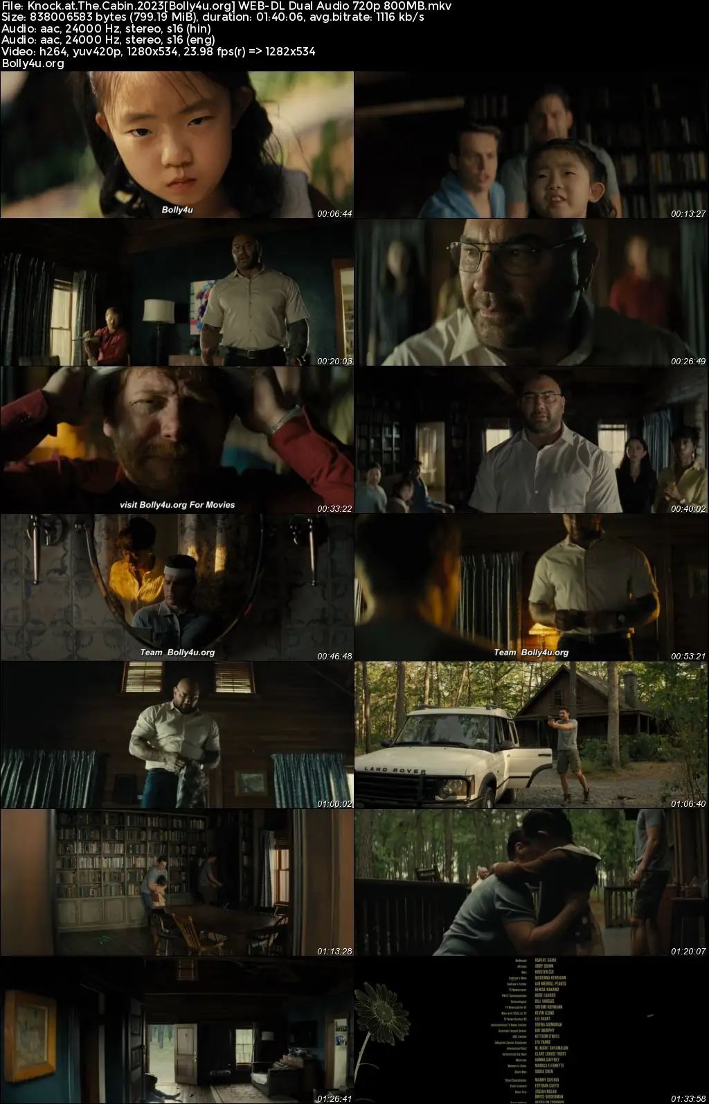 Knock At The Cabin 2023 WEB-DL Hindi Dual Audio ORG Full Movie Download 1080p  720p  480p