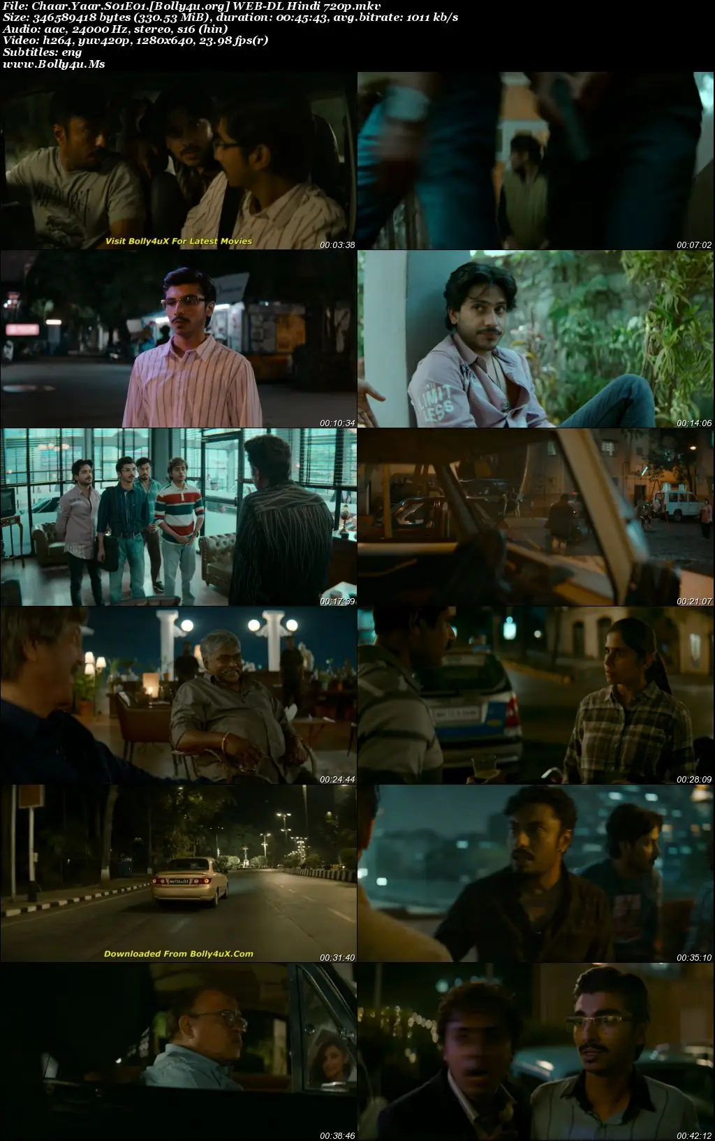Chaar Yaar 2026 WEB-DL Hindi S01 Complete Download 720p  480p