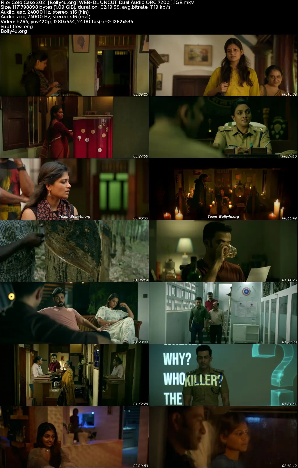 Cold Case 2021 WEB-DL UNCUT Hindi Dual Audio ORG Full Movie Download 1080p  720p  480p