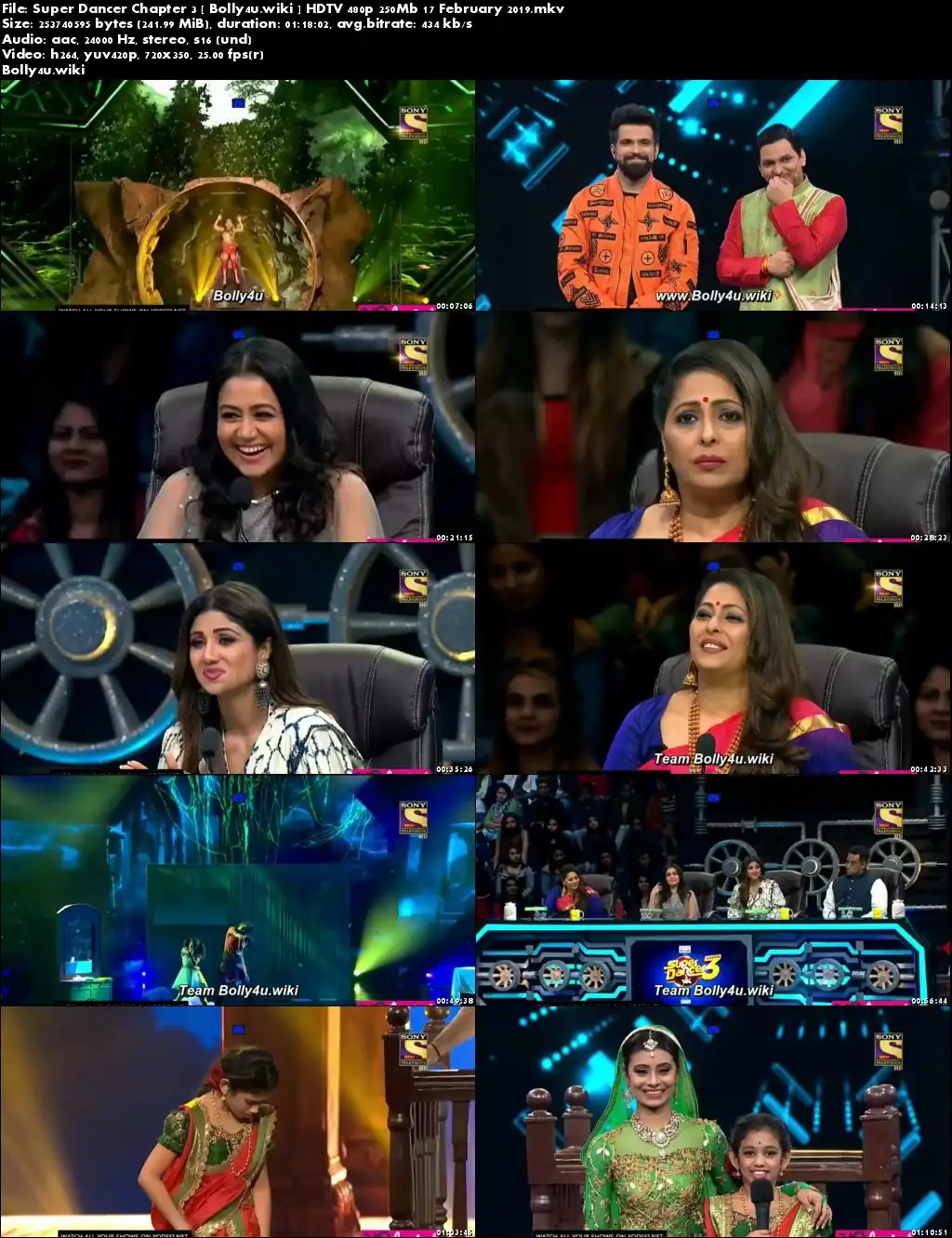 Super Dancer Chapter 3 HDTV 480p 250Mb 17 February 2019 Download