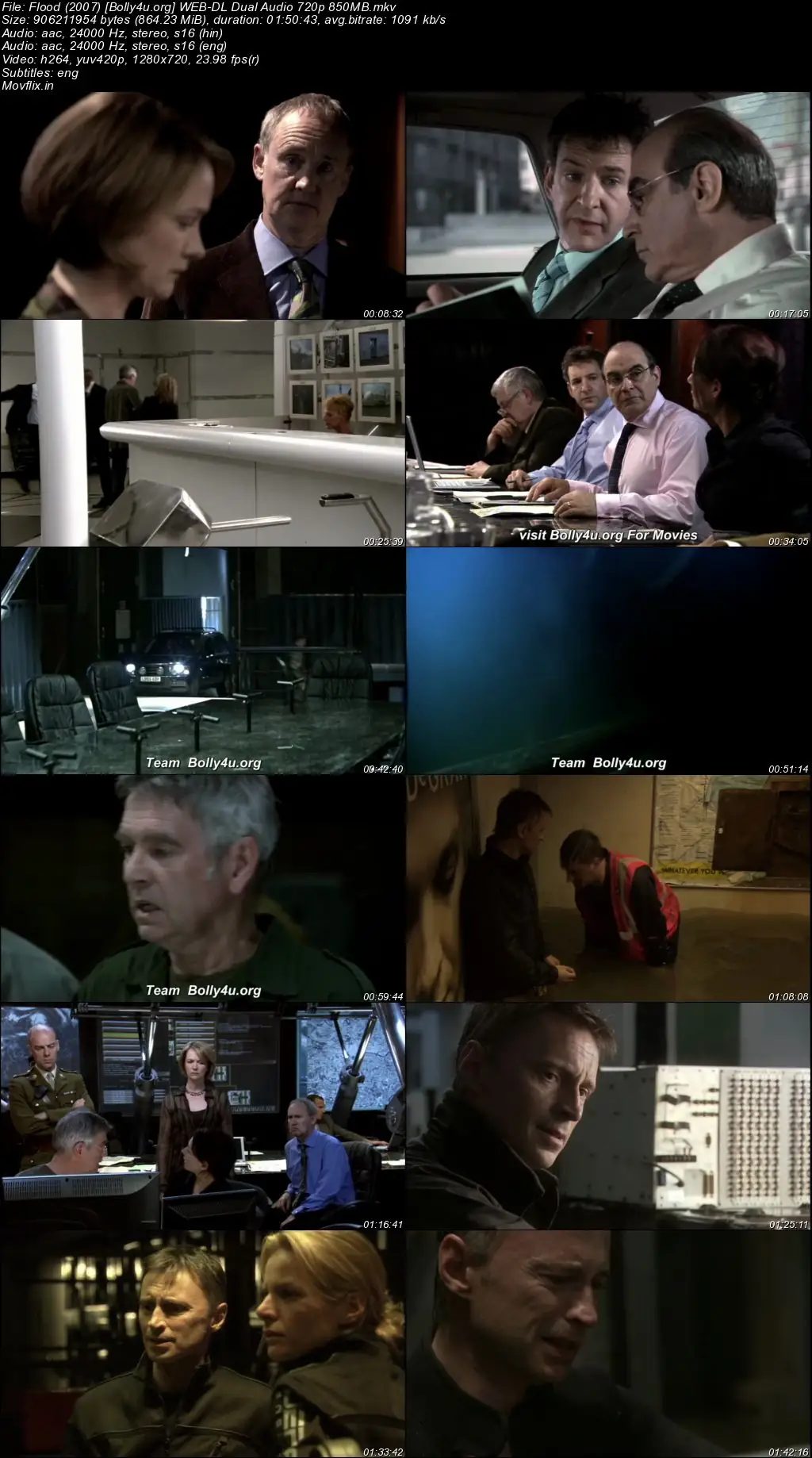 Flood 2007 WEB-DL Hindi Dual Audio Full Movie Download 1080p  720p  480p