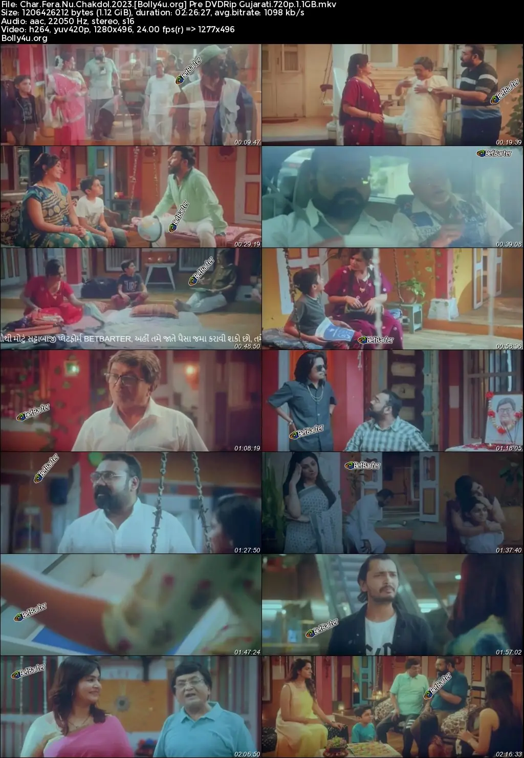 Char Fera Nu Chakdol 2023 Pre DVDRip Gujarati Full Movie Download 720p  480p
