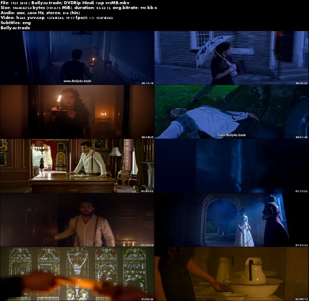 1921 2018 DVDRip 400Mb Full Hindi Movie Download 480p