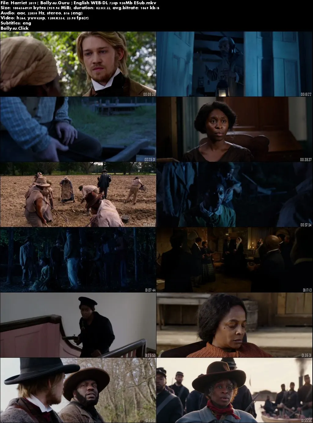 Harriet 2019 WEB-DL 1Gb English 720p ESub download