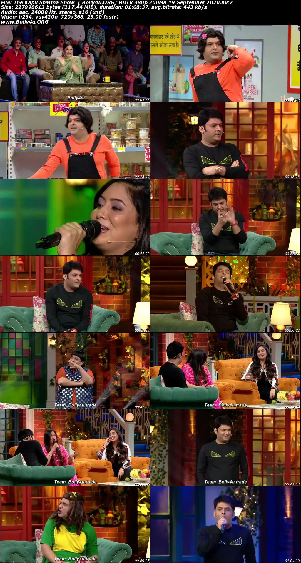 The Kapil Sharma Show HDTV 480p 200MB 19 September 2020 Download