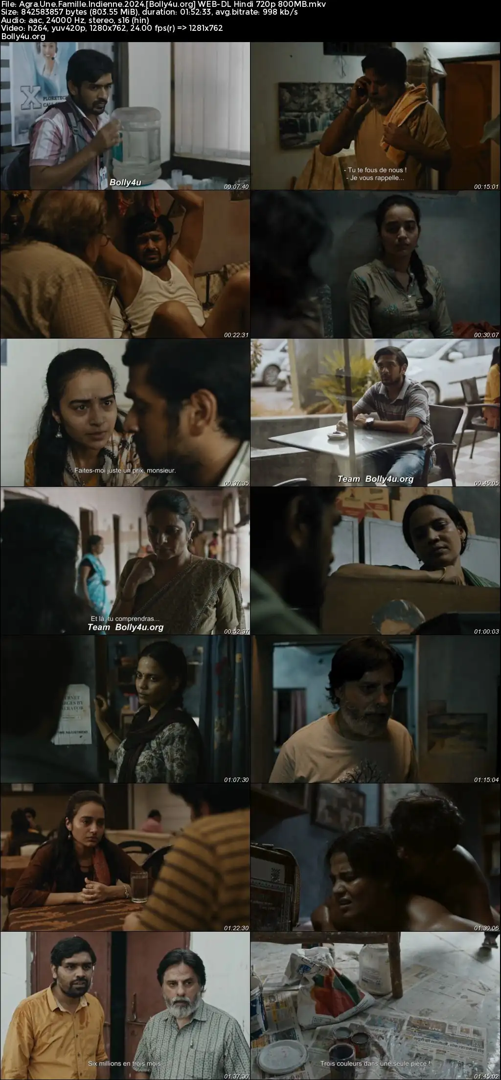 Agra Une Famille Indienne 2023 WEB-DL Hindi Full Movie Download 1080p  720p  480p