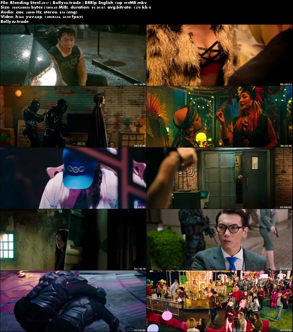 Bleeding Steel 2017 BRRip 999Mb English 720p Download